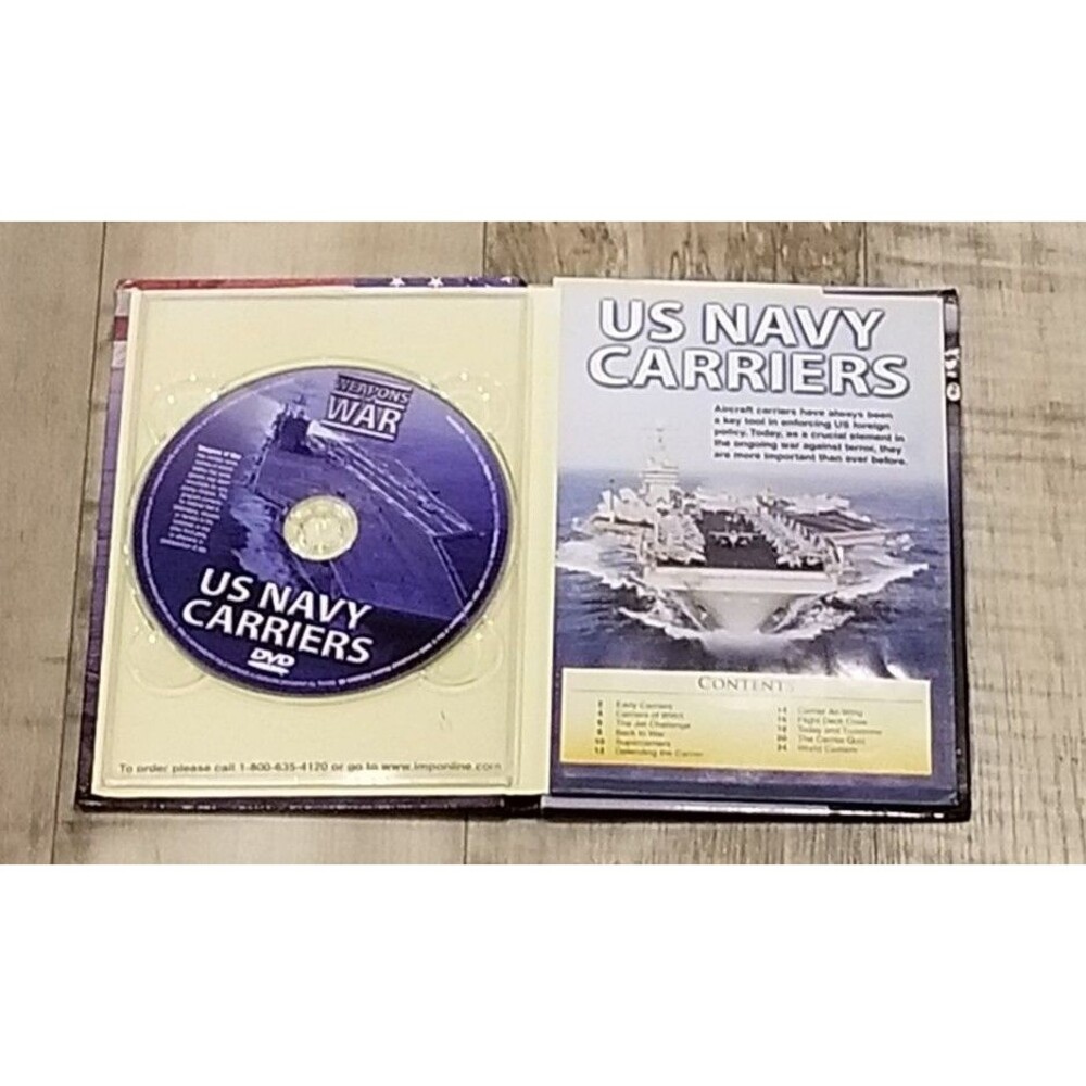 US Navy Aircraft Carriers - Weapons of War Military Documentary DVD - Picture 2 of 3